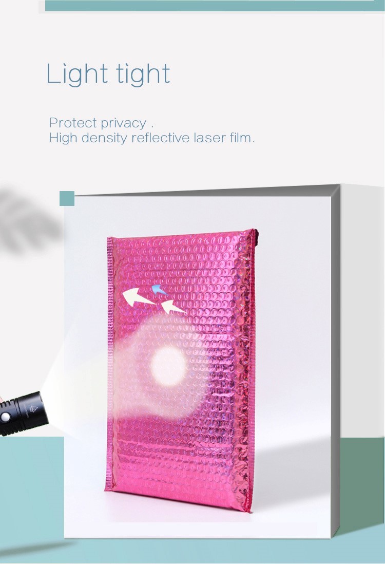 Disposable 4C Printing White Poly Bubble Mailers 6x10'' Eco Friendly