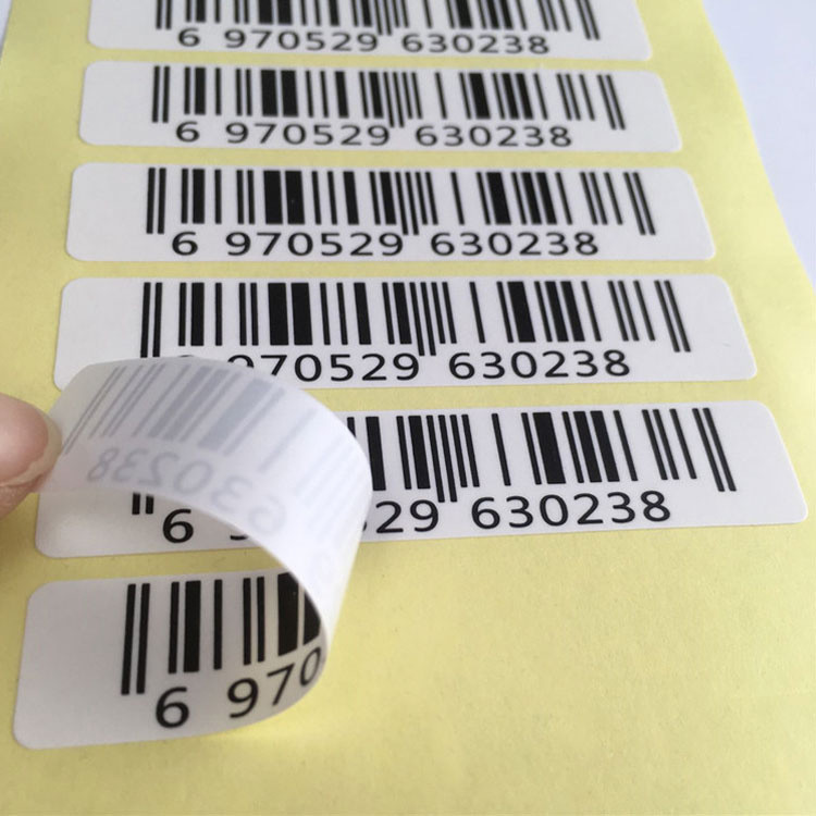 Custom QR Code PVC Permanent Adhesive Seal Label Stickers With Logo And Shape Customization