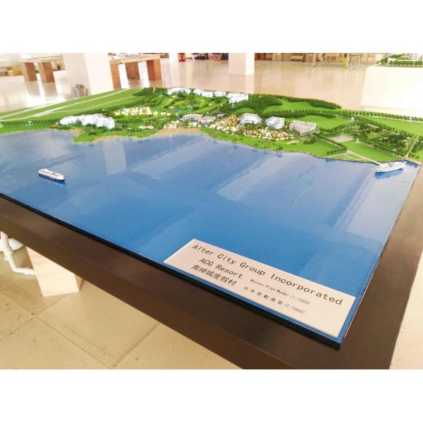 Exhibition Use Commercial Building Model Large Scale Villa Resort Style