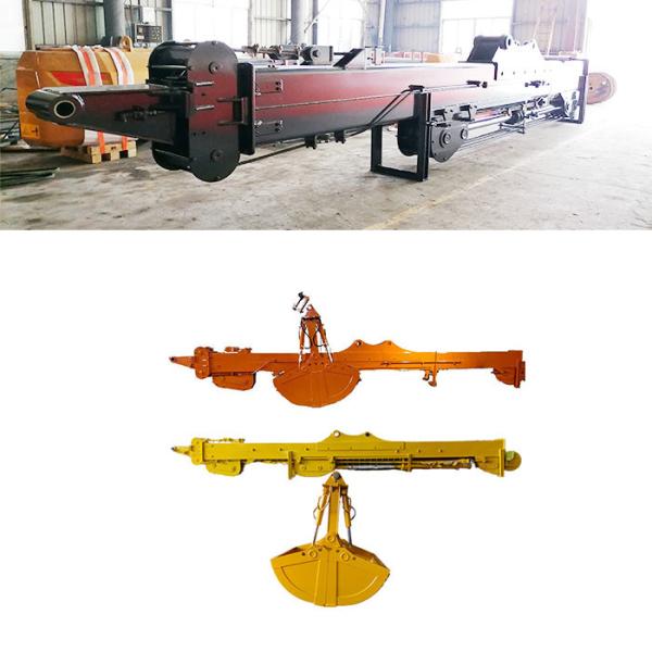 Quality Telescopic Dipper Arm With Clamshell Bucket With Teeth Use BS900E for sale