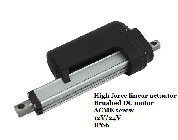 12Vdc linear actuator waterproof 7500n 300mm stroke, electric piston with strong load, IP66 (waterproof)