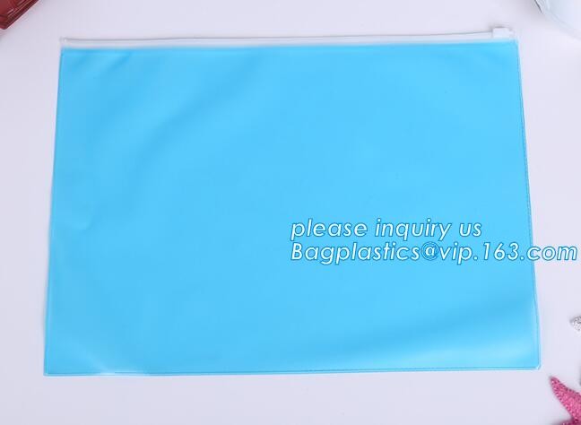 Promotional Low MOQ colorful A5 size matte waterproof mesh PVC file pocket folder/document bag with zipper and custom lo