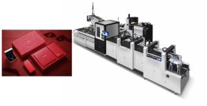 China Industrial Automatic Rigid Box Making Machine With PLC Touch Screen Controller wholesale