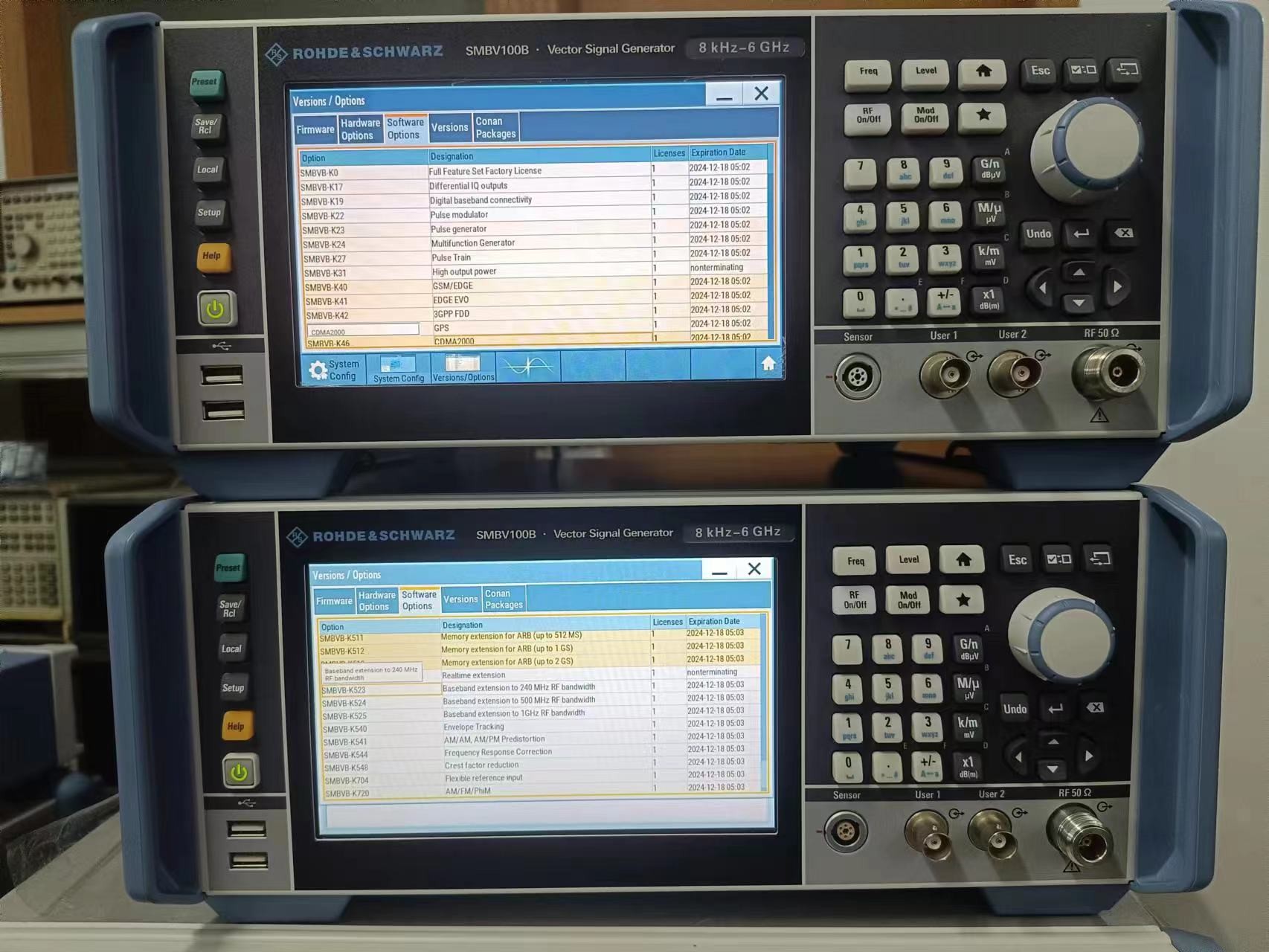 Rohde Schwarz Signal Generator SMBV100B Vector Signal Generator 6GHz