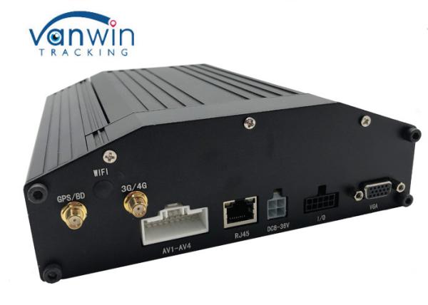Quality HDD Car 3G Mobile DVR 4 Channel Full HD RJ45 / VGA Output With Mouse Operating for sale