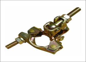 China Electro Galvanized Swivel Scaffolding Joint Coupler Aluminium Scaffold Clamps on sale