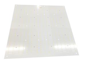 China LED Panel Board PCB Electronic Assembly , White Soldermask Aluminum PCB Assembly on sale