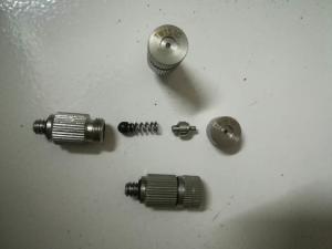 China SS high pressure foging spray nozzle with ruby oririfc wholesale