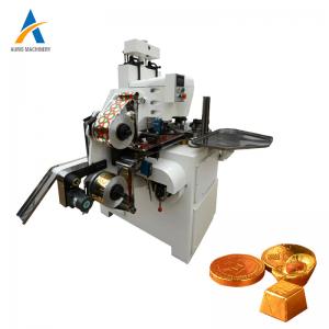 China Gold Coin Chocolate wrapping Machine Chocolate Making Machine Fully Automatic High Efficiency Packing Machine wholesale