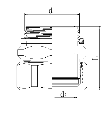 Electrical Box Conduit Connectors , Waterproof Electrical Flex Connectors