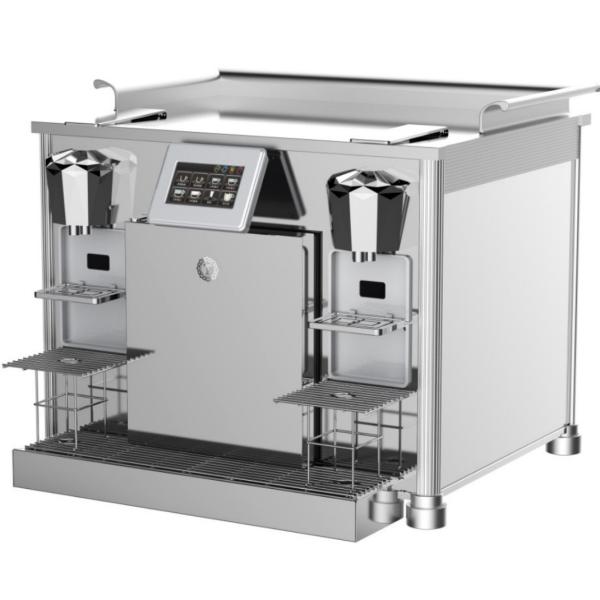 Cappuccino Pod Italian Automatic Coffee Machine Latte Two Brewing Fridge