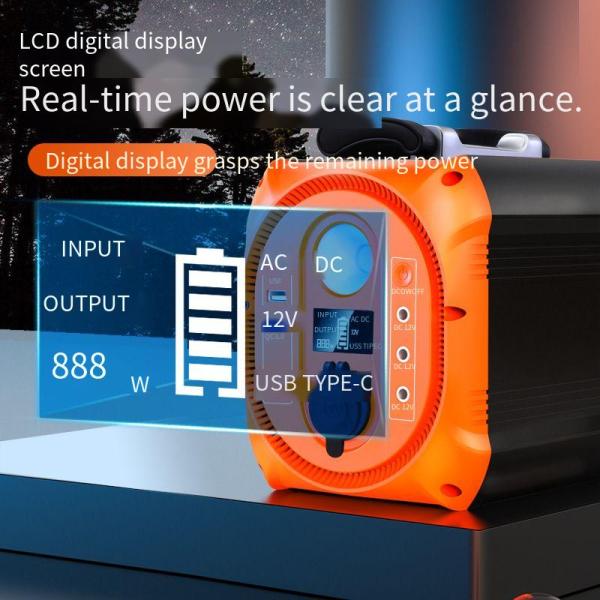 300W Portable Power Station Pure Sine Wave Energy Storage Power Station