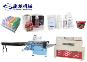 Seal And Heat Tunnel Shrink Wrap Machine 150bag/Min L500mm 3500W