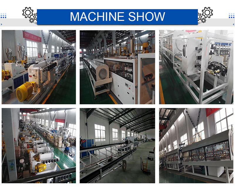 20 - 250MM Automatic PE Pipe Making Machine Single Screw Plastic Pipe Extrusion Line
