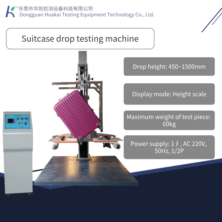 Luggage Packaging Professional Drop Tester Simulation of Handling Process Drop Strength Testing Equipment