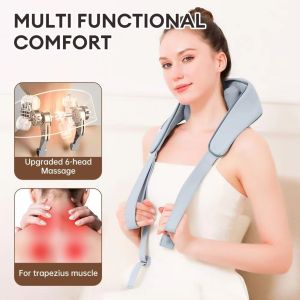 Electric Vibration Neck and Shoulder Massager Pulse Massager Kneading Shoulder