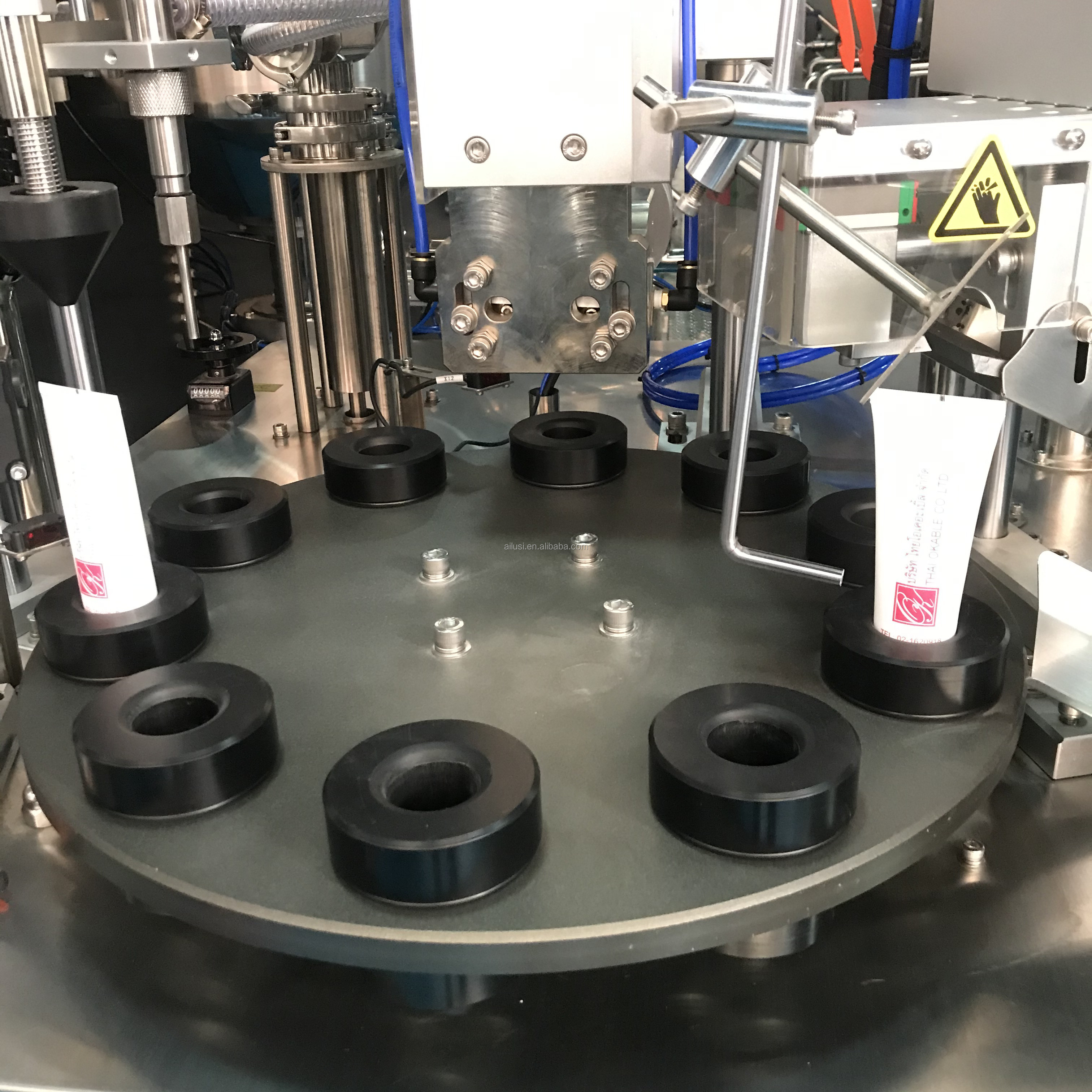Aluminium Cosmetics Tube Sealing Machine Semi Automatic Manual Ultrasonic