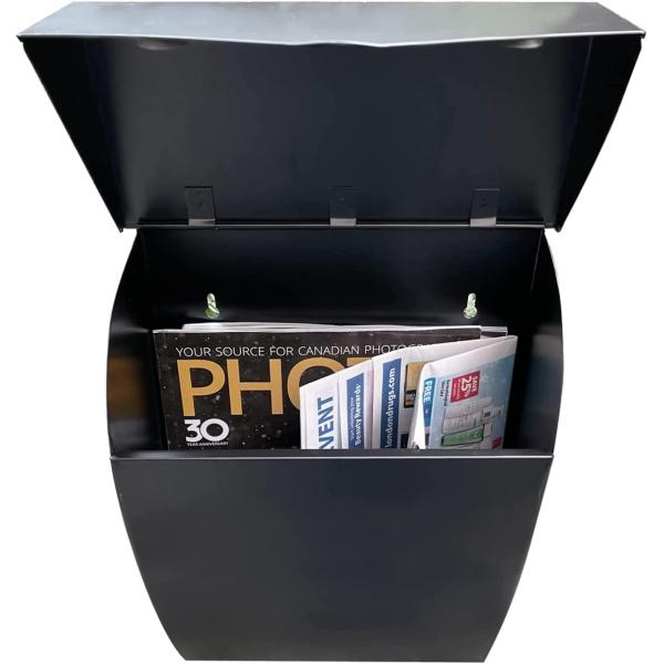 Mail Box Post Wall Mount Locking Mailbox with Code Lock Large Capacity Letterbox with House Numbers