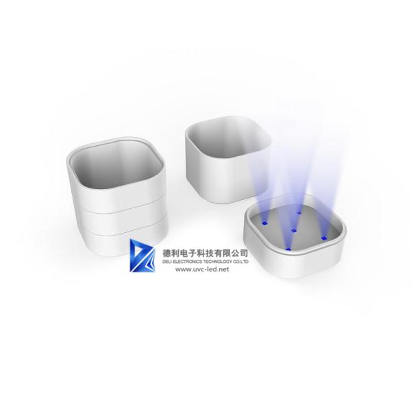 Deep UVC LED Lamp Cosmetic Sterilization Box ABS Material 12000 Times Working Life