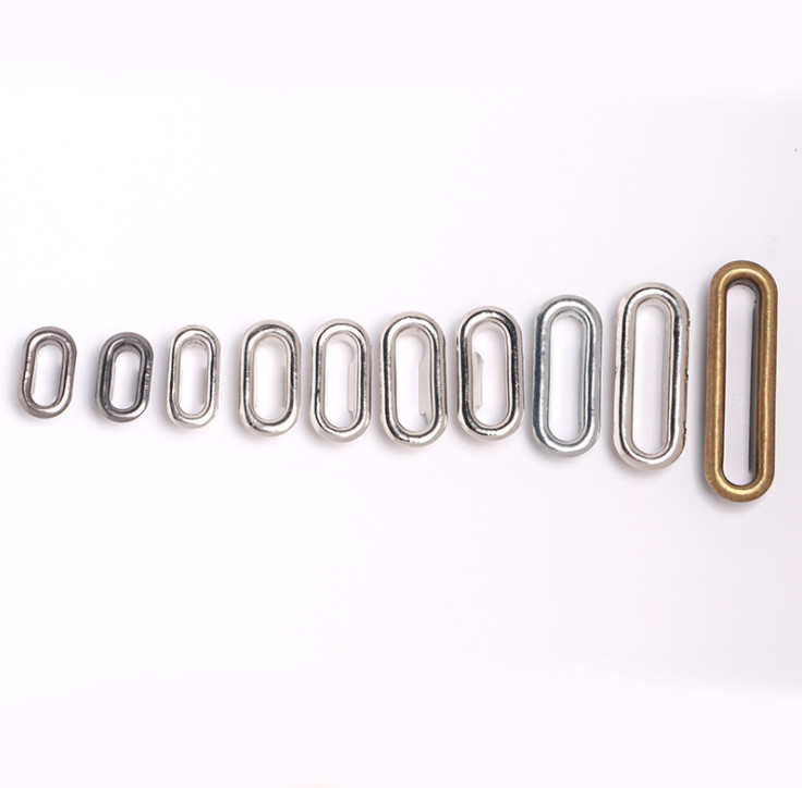 IRON Electroplated Hollow High Eyelet Buckle Diameter 4-10mm Suitable For Clothing, Canvas Shoes Bag Parts Accessories