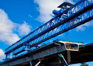 China 100 Ton Railway Bridge Girder Launching Gantry Crane / Erection Machine wholesale