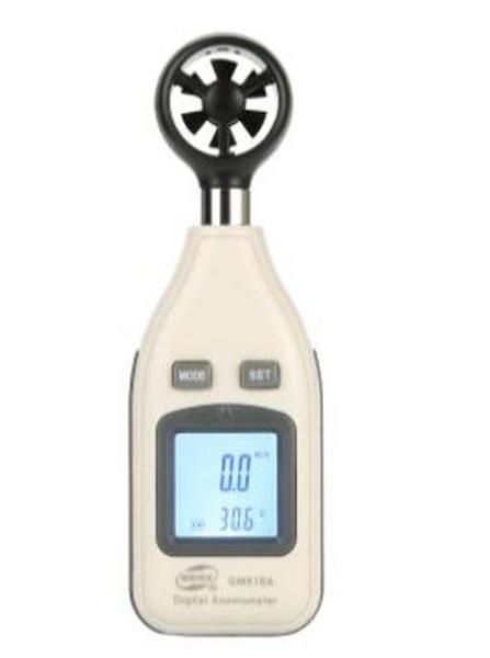 Quality LCD 9V 65mph 3mA Handheld Air Flow Meter for sale