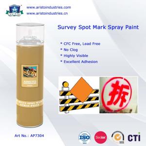 China High Visibility Marking Spray Paint No Clog Survey Spot Aerosol Survey Marking Paint 500ml wholesale