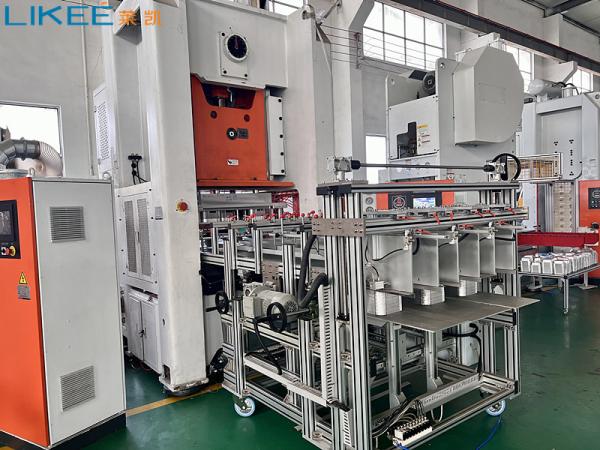 Quality 80 Ton Pressure Automatic Type Aluminium Foil Box Making Machine Silver Foil Making Machine for sale