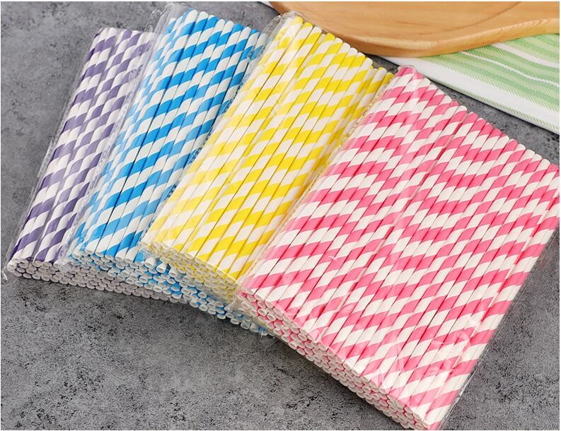 bulk colorful disposable wholesale drinking biodegradable paper straw,food grade paper straw disposable biodegradable pa