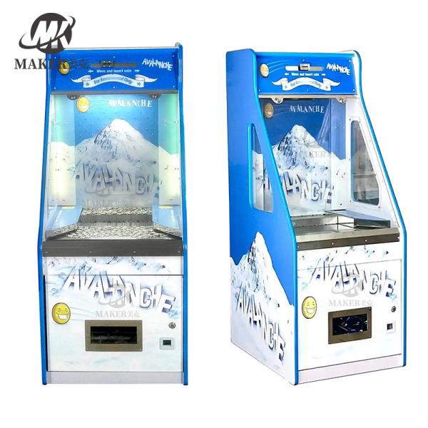 Quality 110V 220V Coin Pushing Game Machine With Ticket Dispenser for sale