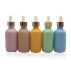 China 120ml 240ml Perfume Aromatherapy Boston Round Jars With Droppers wholesale
