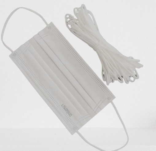 3.5mm 5mm Adjustable Elastic Ear Straps Polyester Elastic Band For Child 3 Ply Face Mask