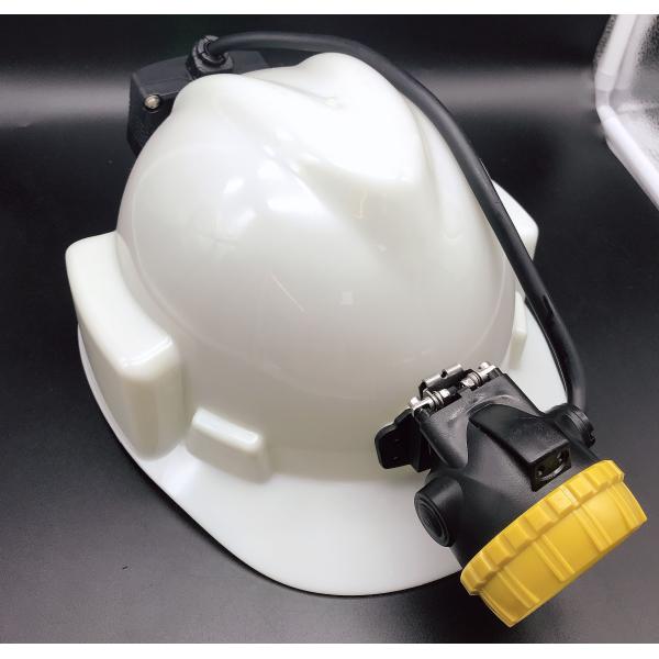 Semi Corded Mining Cap Lights 15000lux High Brightness With Low Power Warning Function