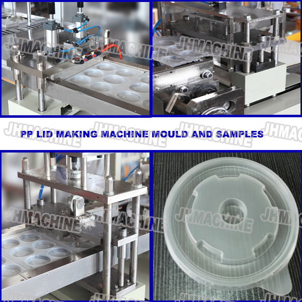 2016 New Model Automatic Thermoforming machine within cutting and stacking device big forming Area
