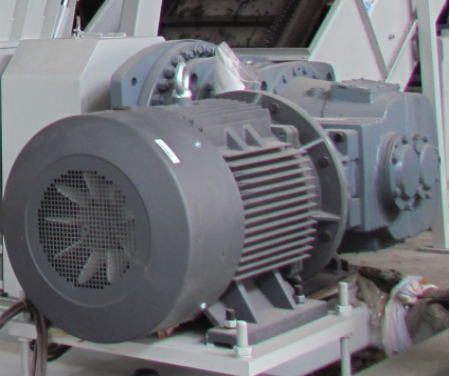 22*2kw 20rpm Solid Waste Double Shaft Shredder Machine