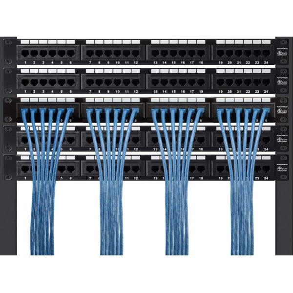 Data Center CAT.6A Unshielded (UTP) 28AWG Slim Ethernet Network Patch Cable