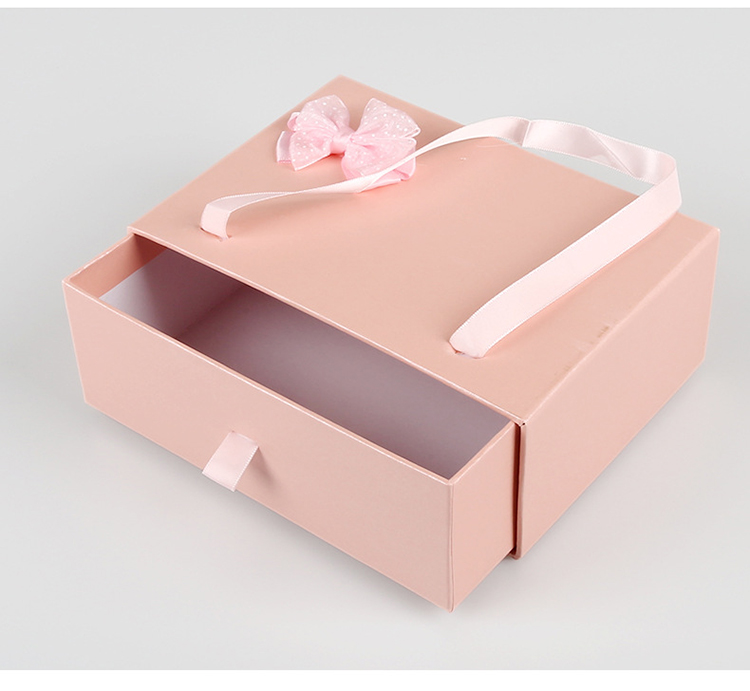 Cardboard Packaging Green Two-Drawer Rum Box Brown Chocolate Drawer Style Box Drawer Style Watch Box With Insert