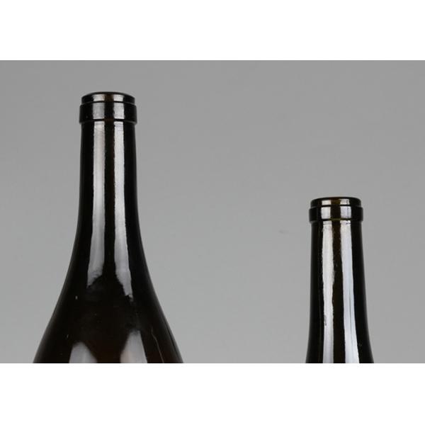 Frosted Empty 750ml Wine Bottles / Dark Green Shatterproof Glass Water Bottle