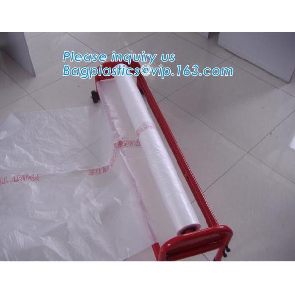 Painters Plastic Drop Cloth Warning Tape Masking Tape Warning Tape 5 In 1 Clean Kits Disposable Seat Cover