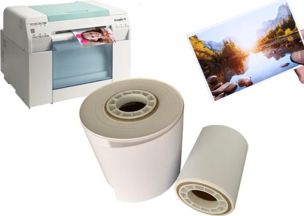 Quality Microporous Inkjet RC Dry Minilab Photo Paper Roll Digital Printing For Fuji Dx100 / DE100 for sale