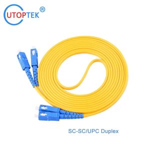 China Duplex SC/FC/ST/LC fiber patch cord 0.9/2.0/3.0mm UPC/APC LSZH1m/2m/3m/5m/10m/50m patch cord cable customized wholesale