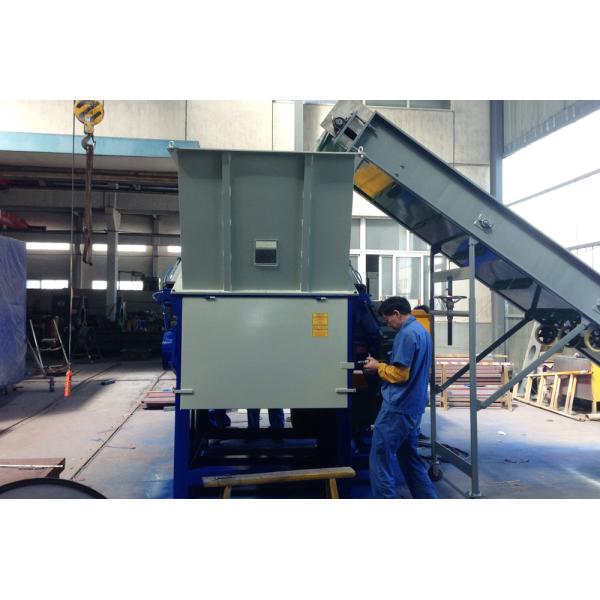45kW Industrial Plastic Shredder High Performance With 54pcs Rotating Blade