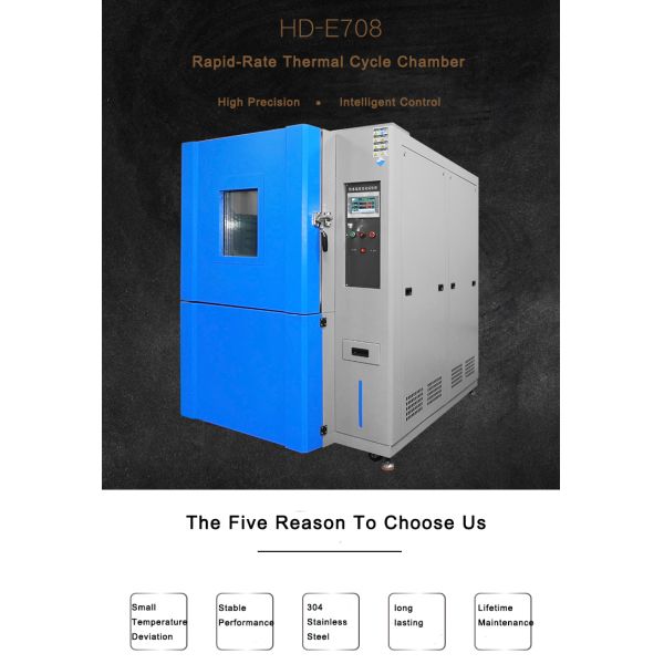 Intelligent Control Enviroment Rapid-rate Thermal Cycle Test Chamber Temperature Variation Testing Equipment