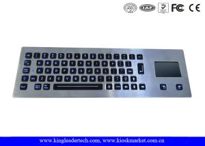 Dust-Proof Illuminated Metal Keyboard Silver With 65 LED Individually-Lit Keys