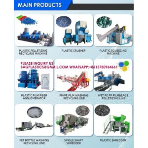 Waste Plastic Grinder Crusher Machine Industry Plastic Lumps Bottle Film