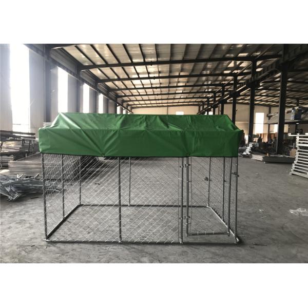 dog chain link kennel