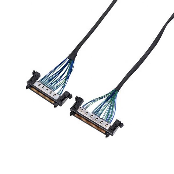 Quality LCD Notebook Computer Coaxial Cable Assembly Customized 20pin 30pin LVDS for sale