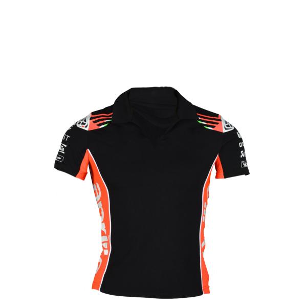 Racing Team Customized Printing Methods Breathable 100% Cotton Zipper Polo Shirt Men