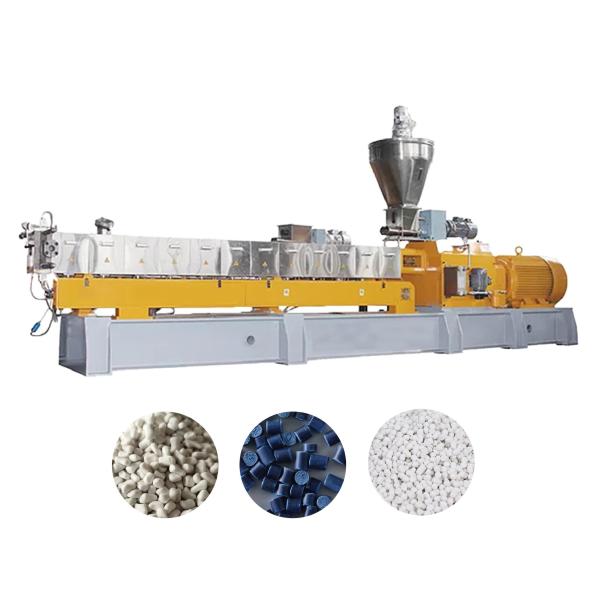 Quality PE with Pigment Plastic Masterbatch Granules Making Machine Twin Screw Extruder for sale