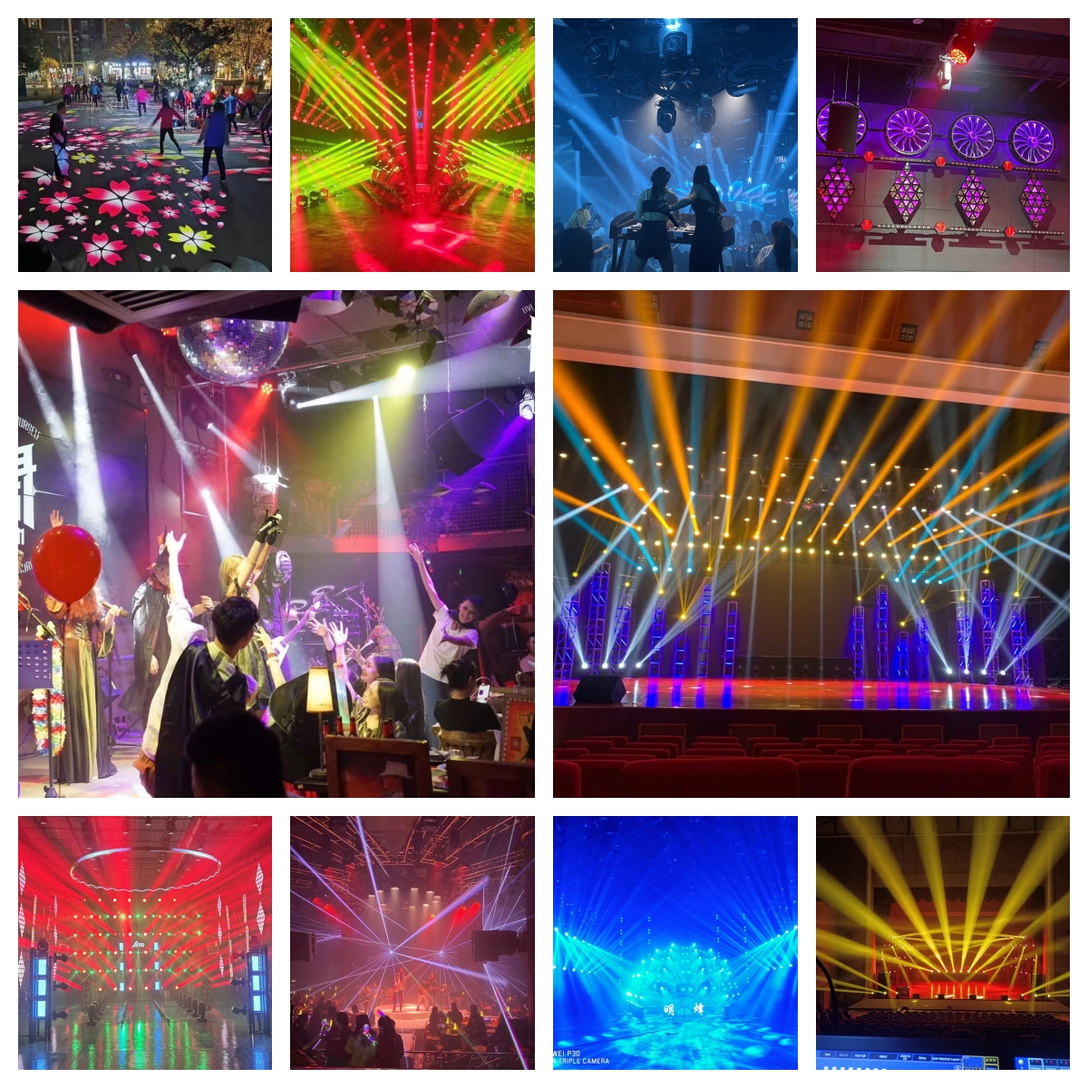 ATG 36*10 DMX Wireless Remote Control Stage Lighting for DJ Party KTV Club Disco Light